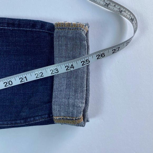 7 For All Mankind, dark wash Josefina Skinny Boyfriend jeans, size 4/27 - Picture 11 of 12